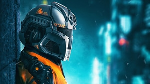 Helmet, Artist, Artwork, Digital Art, 4K wallpaper