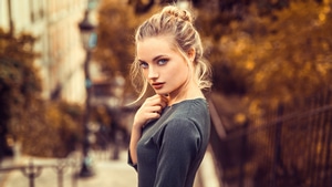 Blonde, Girls, Model, 4K wallpaper