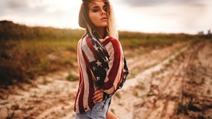 Girls, Model, Usa, Sweater, 4K wallpaper