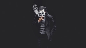 Joker, Supervillain, Superheroes, Monochrome, Black And White, 4K wallpaper