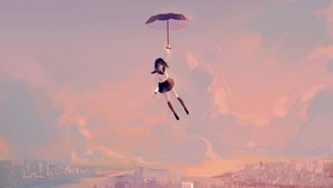 Anime Girl, Anime, Artist, Artwork, Digital Art, Umbrella, 4K wallpaper