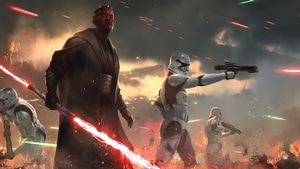 Darth Maul, Star Wars, Artwork, 4K wallpaper