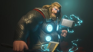Thor, Superheroes, Artwork, Digital Art, 4K wallpaper