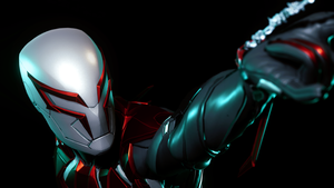 Marvels Spider-Man, Spider-Man 2099, PS4, Black background, Spiderman, 4K wallpaper