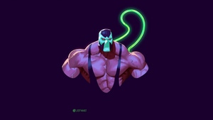 Bane, Superheroes, Artist, Artwork, Digital Art, Minimalism, Minimalist, Artstation, 4K wallpaper