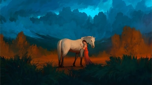 Horse, Artist, Artwork, Digital Art, Artstation, 4K wallpaper