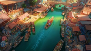 City, Artist, Artwork, Digital Art, Artstation, 4K wallpaper