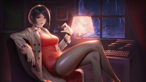Ada Wong, Resident Evil 2, Games, 2019 Games, Artstation, 4K wallpaper