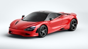 McLaren 750S Coupé, 2023, White background, 4K wallpaper