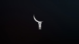 Astronaut, Artist, Artwork, Digital Art, Minimalism, Minimalist, Moon, Dark, Black, 4K wallpaper