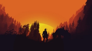 The Witcher 3, Games, Ps4 Games, Xbox Games, Pc Games, Minimalism, Minimalist, 4K wallpaper
