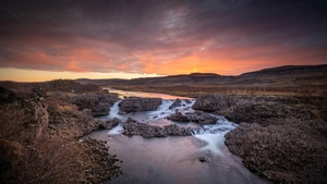 Iceland, Sunrise, Nature, 4K wallpaper