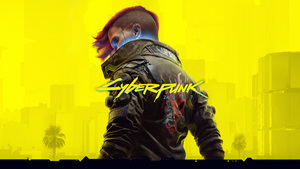 Cyberpunk 2077, Cover Art, Female V, Yellow background, 4K wallpaper