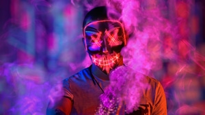 Anonymus, Mask, Smoke, Artist, Artwork, Digital Art, 4K wallpaper