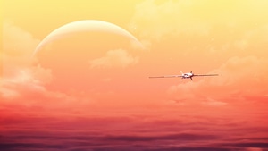 Plane, Artist, Artwork, Digital Art, Artstation, 4K wallpaper