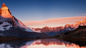 Landscape, Wide, Nature, Mountains, Reflection, 4K wallpaper