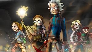 Rick And Morty, Tv Shows, Deviantart, 4K wallpaper
