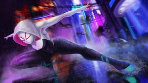 Gwen, Gwen Stacy, Artwork, Artist, Digital Art, Superheroes, Artstation, 4K wallpaper