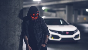 Mask, Hoodie, Photography, Anonymus, 4K wallpaper