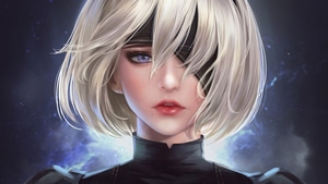 Nier Automata, Games, Artist, Artwork, Digital Art, Artstation, 4K wallpaper
