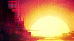 Sunset, Illustration, Artist, Artwork, Digital Art, 4K wallpaper