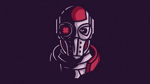 Deadshot, Superheroes, Artist, Artwork, Digital Art, Minimalism, Minimalist, Dribbble, 4K wallpaper
