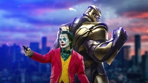 Joker, Superheroes, Artwork, Artstation, Thanos, 4K wallpaper