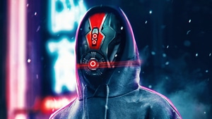 Anonymus, Hoodie, Robot, Scifi, Artist, Artwork, Digital Art, 4K wallpaper