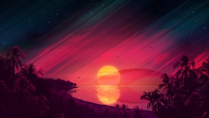 Sunrise, Artist, Artwork, Digital Art, Reflection, Deviantart, 4K wallpaper