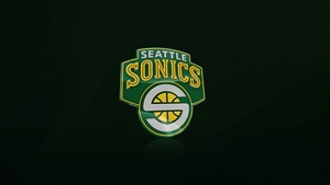 Basketball team, Logo, NBA, Green background, 4K wallpaper