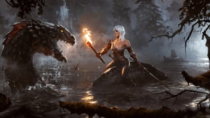 Witcher, Games, Artstation, 4K wallpaper