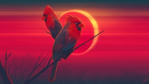 Birds, Artist, Artwork, Digital Art, Deviantart, 4K wallpaper