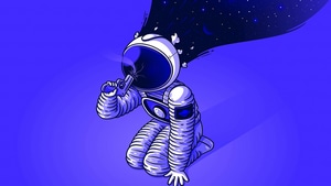 Astronaut, Artist, Artwork, Digital Art, 4K wallpaper