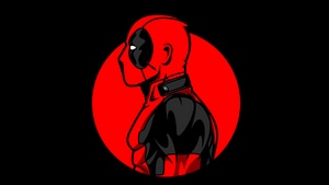 Deadpool, Superheroes, Artist, Artwork, Digital Art, Minimalism, Minimalist, Behance, 4K wallpaper