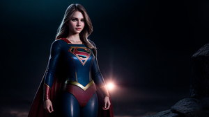 Supergirl, AI art, 4K wallpaper