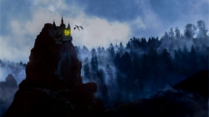 Dragon, Castle, Artist, Artwork, Digital Art, 4K wallpaper