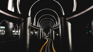 Long Exposure, Tunnel, Photography, 4K wallpaper