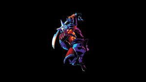 Dota 2, AMOLED, Black background, 4K wallpaper