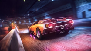 Lamborghini, Cars, Neon, 4K wallpaper