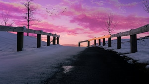 Sky, Pink, Nature, 4K wallpaper
