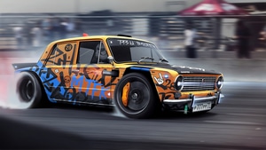 Drifting Cars, Cars, Artist, Artwork, Digital Art, Artstation, 4K wallpaper