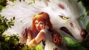 Princess Mononoke, Artist, Digital Artist, Artwork, Artstation, 4K wallpaper