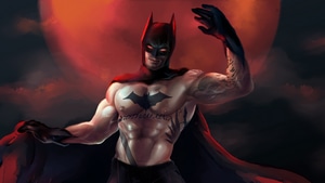 Batman, Superheroes, Portrait, Artwork, 4K wallpaper