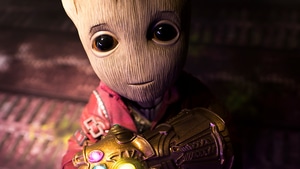 Baby Groot, Superheroes, Artist, Artwork, Digital Art, 4K wallpaper