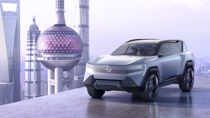 Electric crossover, 2023, 4K wallpaper