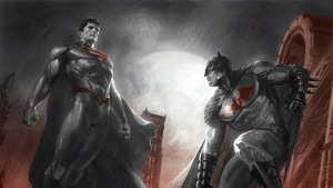 Batman, Superman, Superheroes, Artwork, Digital Art, 4K wallpaper