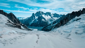 Road, Winter, Mountains, Nature, 4K wallpaper