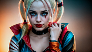 Harley Quinn, DC Comics, Cosplay, AI art, 4K wallpaper