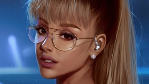 Ariana Grande, Celebrities, Music, Girls, Artstation, Art, 4K wallpaper