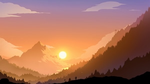 Landscape, Scenery, Artist, Minimalism, Artwork, Digital Art, Minimalist, Deviantart, 4K wallpaper